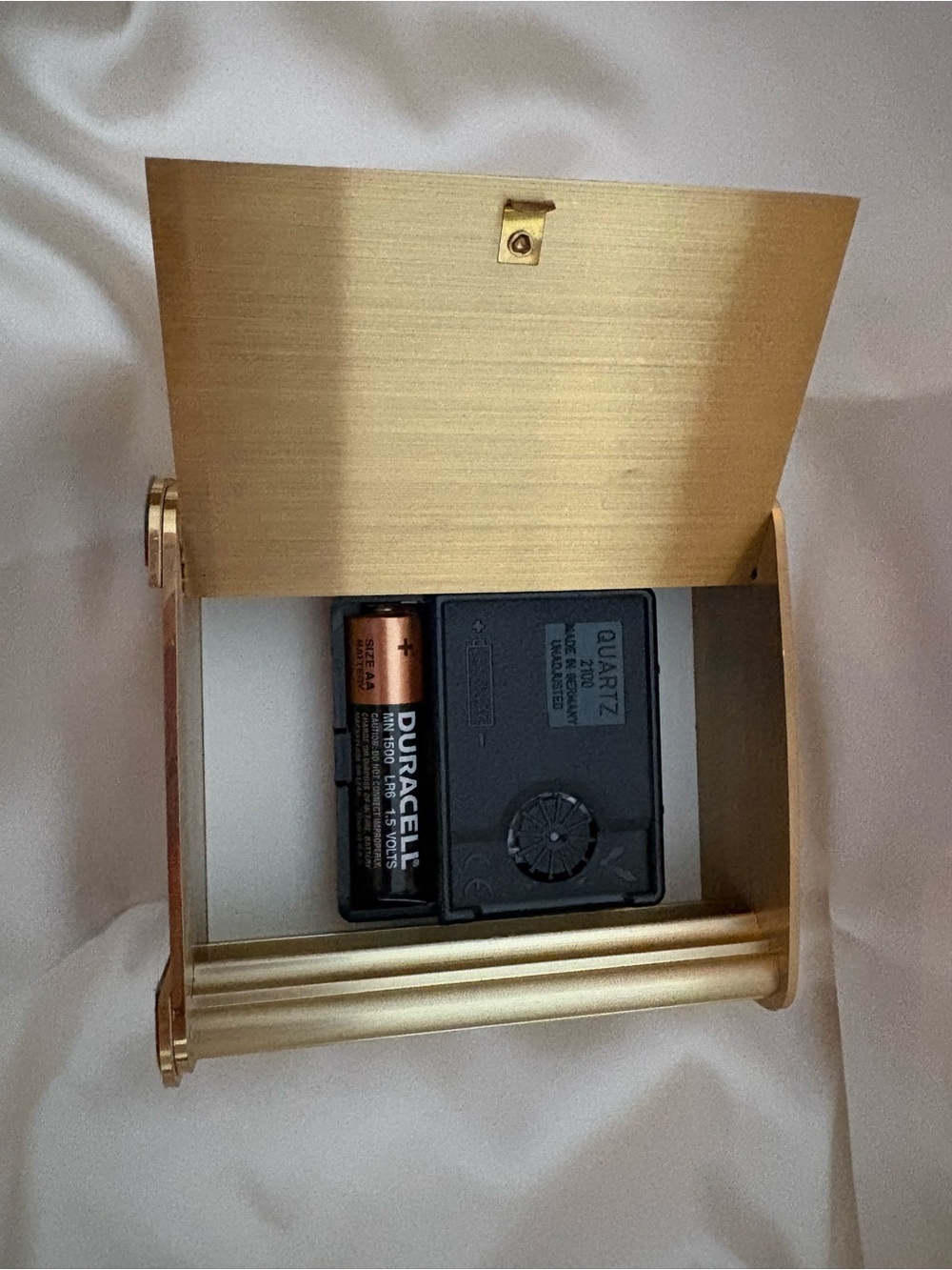 Tiffany & Co. Gold-Tone Brass Desk Clock✨ - Picture 9 of 16